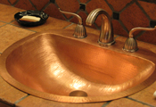 copper bath sink
