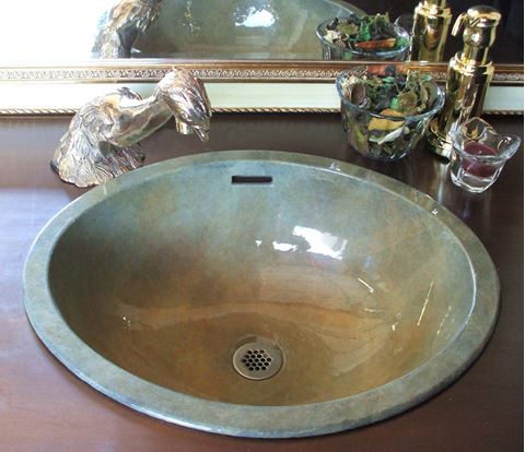 Meadow Bronze Self-Rimming Sink