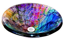 Picture of Cameleone Round Glass Vessel Sink