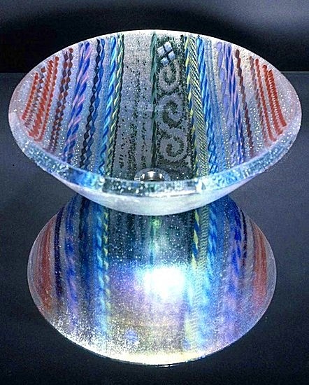 Picture of Clear Tapestry Vessel Sink