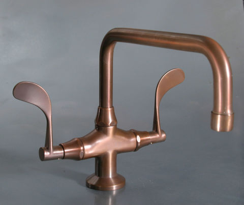 Sonoma Forge | Bathroom Faucet | Wingnut Fixed Spout | Deck Mount
