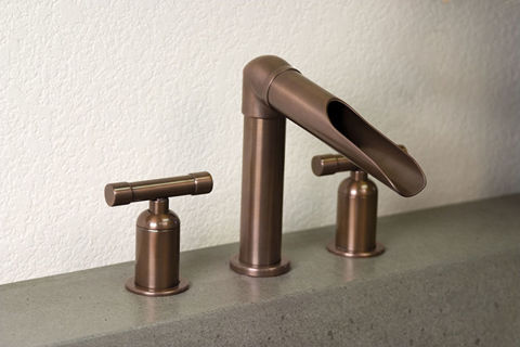 Sonoma Forge | Bathroom Faucet | Wherever Waterfall | Deck Mount