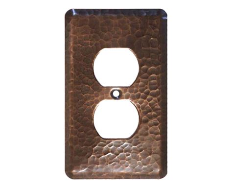 1-5 gang Duplex Outlet Copper Plate Cover