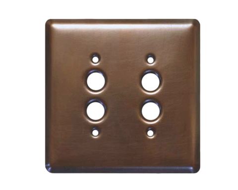 1-3 gang Push Button Copper Switch Plate Cover