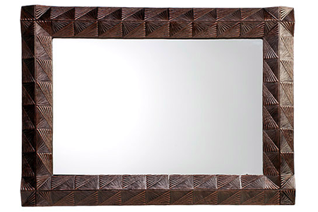 Picture of Double Fan Handcrafted Mirror