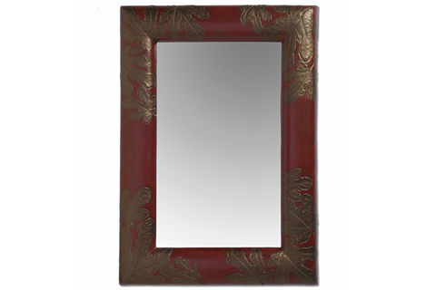 Fig Leaf Handcrafted Rectangle Mirror