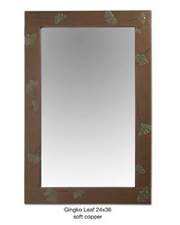 Ginkgo Leaf Mirror