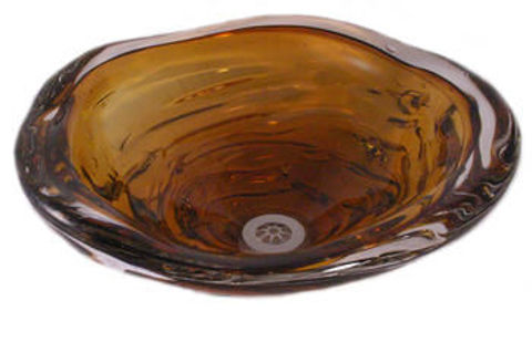 Blown Glass Sink | Amber Water