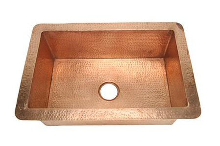 30" Copper Kitchen Sink by SoLuna