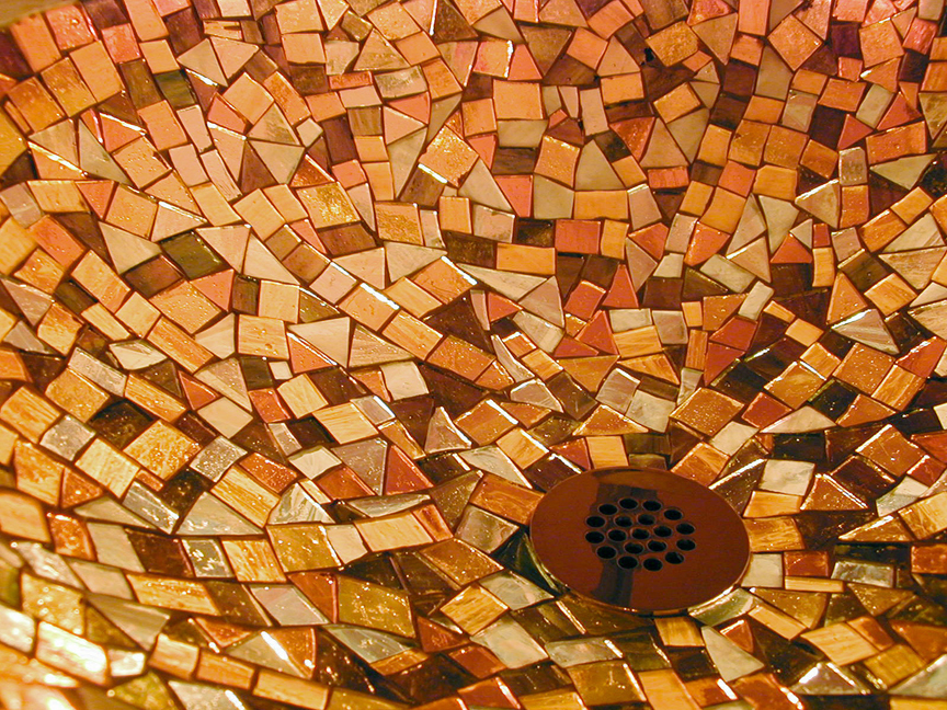 Picture of Autumn Glass Mosaic Sink