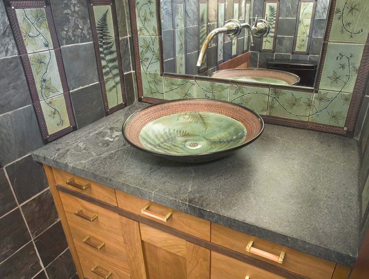 Picture of Green Celadon Sink
