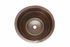 17" Round Copper Bathroom Sink - Rings by SoLuna