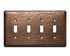 Picture of 1-5 gang Toggle Copper Switch Plate Cover