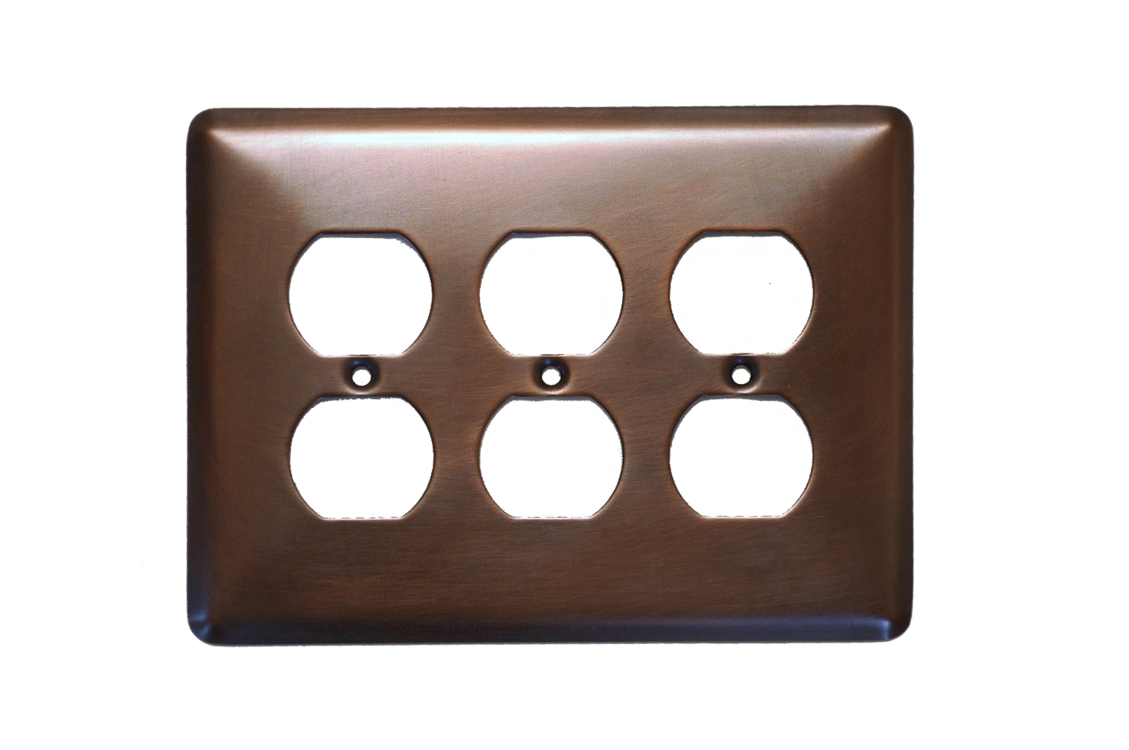 Picture of 1-5 gang Duplex Outlet Copper Plate Cover