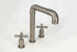 Picture of Sonoma Forge | Bathroom Faucet | Wherever Elbow Spout Tall | Deck Mount
