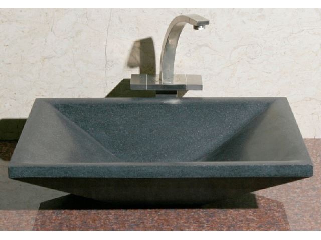 Picture of Rectangular Stone Vessel Sink
