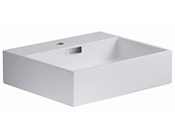 Quarelo 19.7" Italian White Ceramic Sink