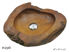 Picture of Teak Wood Vessel Sink | Small | Oval