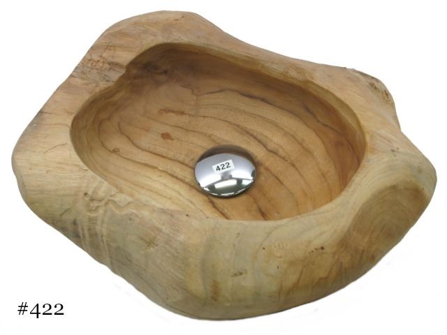 Picture of Teak Wood Vessel Sink | Small | Group 5