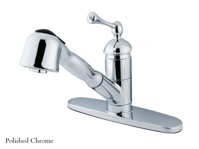 Picture of Kingston Brass English Vintage Pull Out Kitchen Faucet