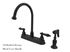 Picture of Kingston Brass Restoration 8" Centerset Kitchen Faucet with Spray