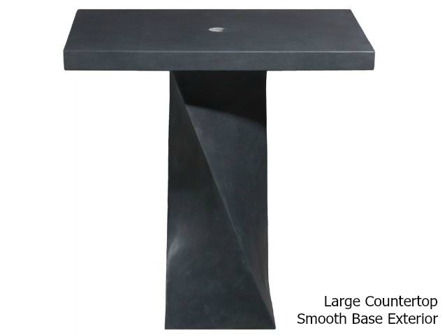 Picture of Helical Pedestal - Black Lava