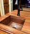 15" or 18" Square Copper Kitchen Prep Sink by SoLuna