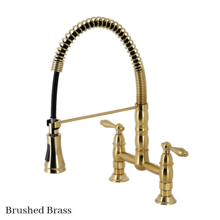 Gourmetier Heritage faucet GS1277AL Brushed Brass finish