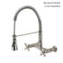 Kingston Brass Wall Mount Faucet GS1248AX - Brushed Nickel finish - cross handles