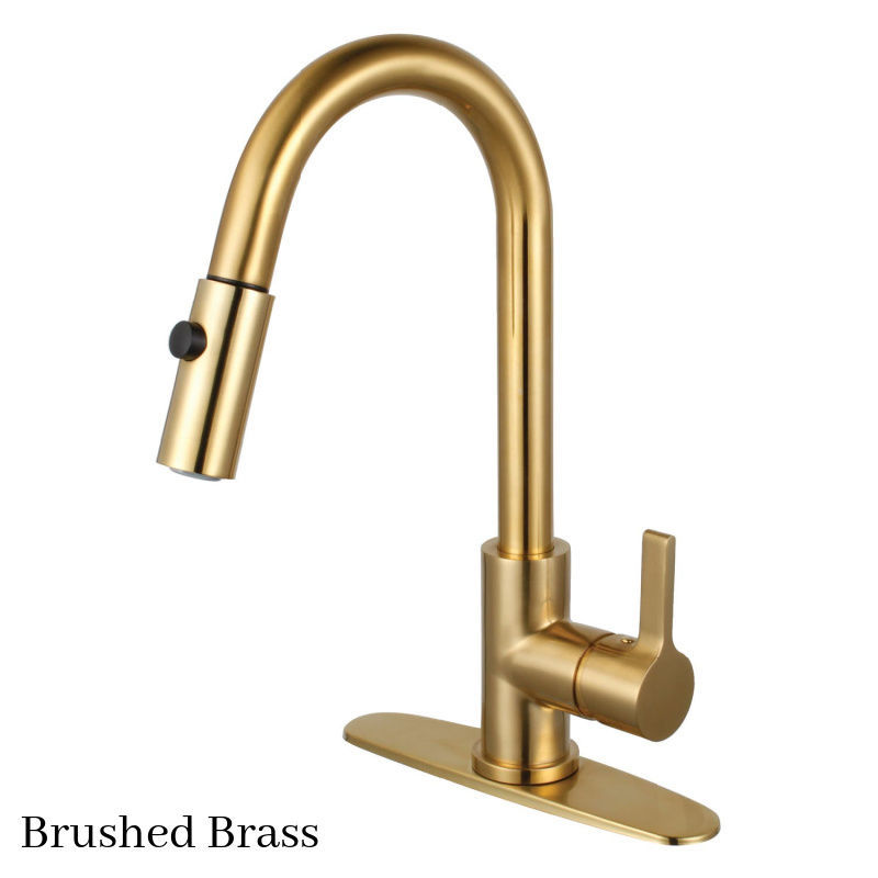 Picture of Kingston Brass Continental Single Handle Pull-Down Kitchen Faucet
