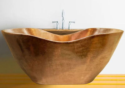 Health Benefits of Copper Sinks and Bathtubs