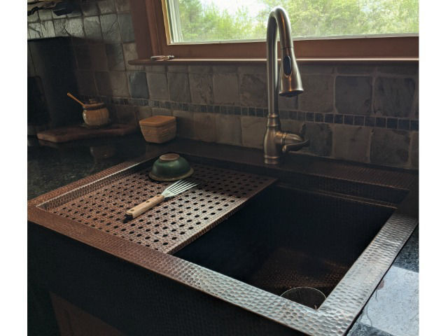 Copper Standard Kitchen Sink Workstation by SoLuna