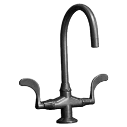 Sonoma Forge | Kitchen Faucet | Wingnut with Fixed or Swivel Spout | Deck Mount