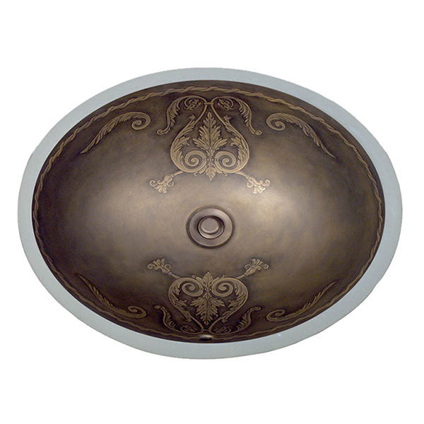 Hand Painted Sink | Majestic Bronze