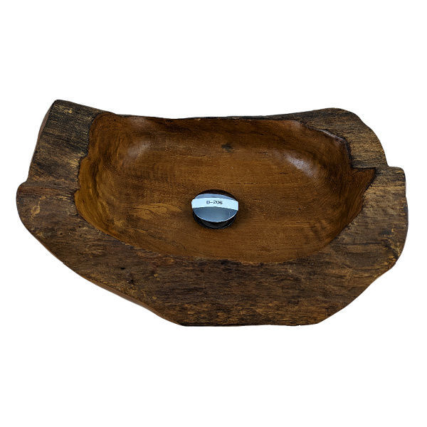 Teak Wood Vessel Sink  |  Free-form  | B206