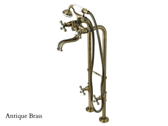 Picture of Kingston Brass 2-Hole Clawfoot Tub Filler Faucet with Hand Shower