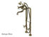 Picture of Kingston Brass | 2-Hole Clawfoot Tub Filler Faucet with Hand Shower