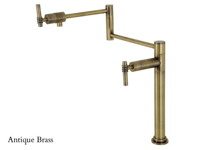 Picture of Kingston Brass Milano Single Post Deck Mount Pot Filler Faucet