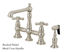 Picture of Kingston Brass English Country 4-Hole Bridge Kitchen Faucet with Spray
