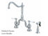 Picture of Kingston Brass English Country Kitchen Faucet with Spray