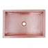 20.5" Trough Copper Bathroom Sink by SoLuna