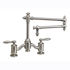 Waterstone Towson 18" Articulated Spout Bridge Kitchen Faucet - Lever Handles