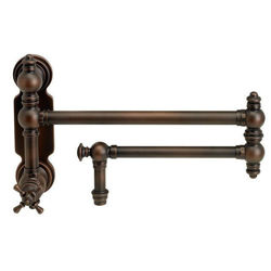 Waterstone Traditional Wall-Mount Pot Filler Faucet with Cross Handle