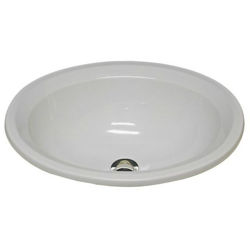 Hand Crafted Sink | Oval Ceramic Sink with Chamfered Flat Rim