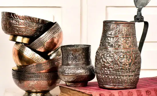 copper bowls